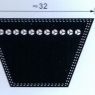 Creautz, приводной ремень, сечение d (vbld32)