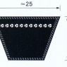 Creautz, приводной ремень, сечение 25 (vblx25)